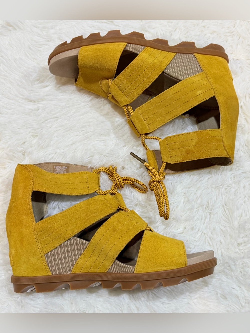 Women’s Sorel Joanie II Lace Wedge Sandals - Size 11 - Picture 5 of 15